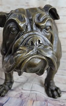 ブルドッグ 置物 動物 犬 アンティーク風 ブラック ブロンズ風 金属 鋳造 訳あり ブルドッグ 置物 ブロンズ風 - メルカリ